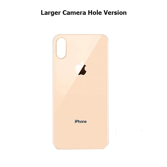 aflange Hjemløs blåhval iPhone X Back Glass Gold - MBI Tech Parts Ireland