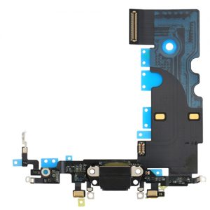 iPhone 8 SE2 2nd Generation 2020 SE3 3rd Generation 2022 Replacement Charging Port with Microphone in Black